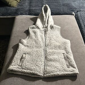 Jason Maxwell Gray Sherpa Vest